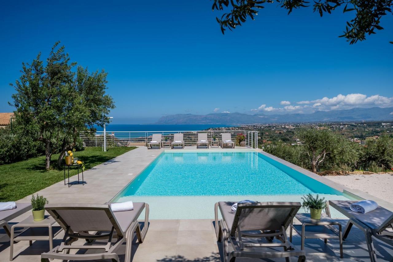 Villa Maria Con Piscina E Vista Mare Castellammare del Golfo Zewnętrze zdjęcie