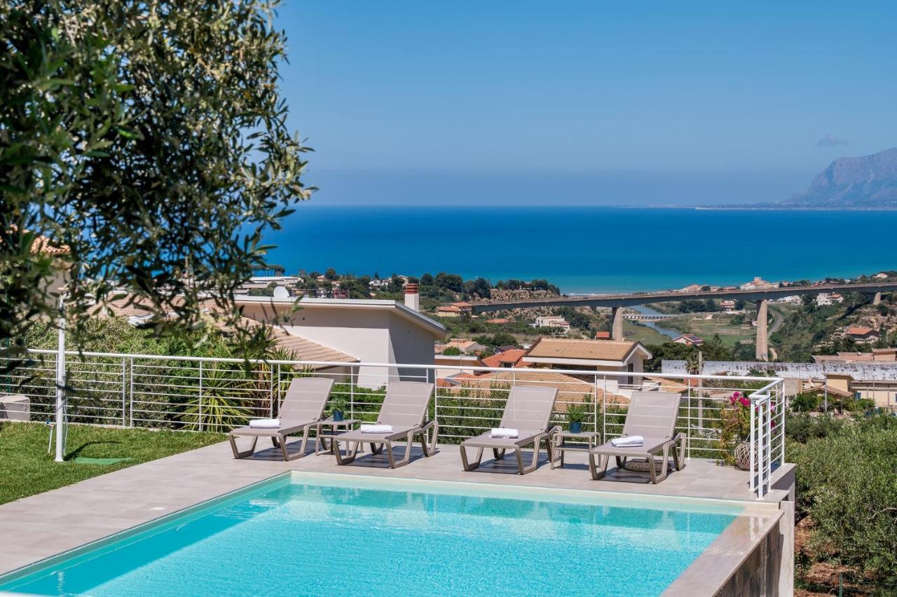 Villa Maria Con Piscina E Vista Mare Castellammare del Golfo Zewnętrze zdjęcie